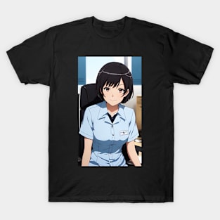 Anime Girl In Office Unifrom 03 T-Shirt